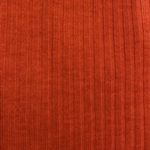 Urban Outfitters orange ribbed long sleeve top - Picture 5 of 5